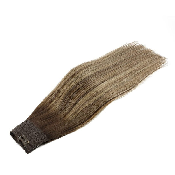 #4/613 Halo Hair Extensions 100% Human Hair Wire Extensions