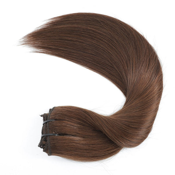 HomGoss Chocolate Brown #4 Classic Clip-Ins (120G)