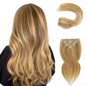 HomGoss #12/613 Blonde Classic Clip-Ins (120G)