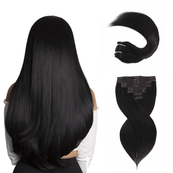 Jet Black #1 Classic Clip-Ins (120G)